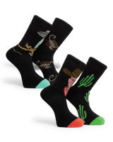 Mickey Mason Socks (2 Pack) in Multi