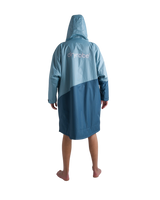 Advance Long Sleeved Changing Robe in Blue & Light Grey