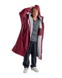 Advance Long Sleeved in Burgundy & Silver Grey