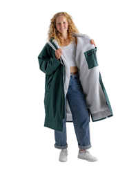 Advance Long Sleeved in Dark Green & Nimbus Cloud