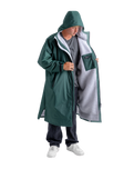 Advance Long Sleeved in Dark Green & Nimbus Cloud