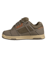 The DC Shoes Mens Stag Wnt Shoes in Dark Olive & Olive