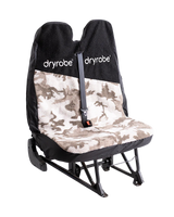Double Car Seat Cover in Sand Camo & Black