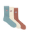 Womens Valley Grove Socks (3 Pack) in Stormy Sea