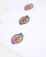 The Dickies Mens Valley Grove Socks (3 Pack) in White