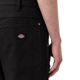 The Dickies Mens Duck Canvas Utility Trousers in Stone Washed Black