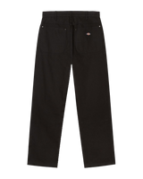 The Dickies Mens Duck Canvas Utility Trousers in Stone Washed Black