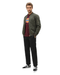The Dickies Mens Slim Straight Work Trousers in Black