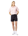 The Dickies Womens Duck Canvas Carpenter Walkshorts in Black
