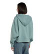 Oakport Zip Hoodie in Stormy Sea