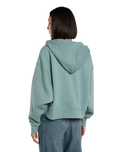 Oakport Zip Hoodie in Stormy Sea