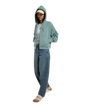 Oakport Zip Hoodie in Stormy Sea