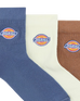 Valley Grove Mid Socks (3 Pack) in Retro Indigo