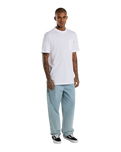 Madison Baggy Tapered Jeans in Vintage Blue