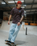 Madison Baggy Tapered Jeans in Vintage Blue