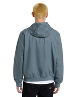 The Dickies Mens Duck Canvas Hooded Unlined Jacket in Stormy Weather