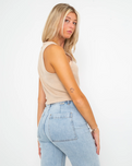 The Dickies Womens Newington Vest in Acid Wash Black