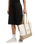 Logo Canvas Beach Bag in Egret