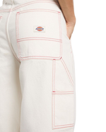 X Loose Denim Carpenter Jeans in Egret