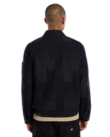 The Dickies Mens Jacquard Eisenhower Jacket in Rinsed