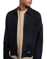 The Dickies Mens Jacquard Eisenhower Jacket in Rinsed