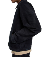 The Dickies Mens Jacquard Eisenhower Jacket in Rinsed