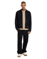 The Dickies Mens Jacquard Eisenhower Jacket in Rinsed