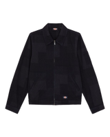 The Dickies Mens Jacquard Eisenhower Jacket in Rinsed