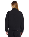 New Canvas Jacket in Stone Washed Black