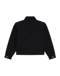 New Canvas Jacket in Stone Washed Black