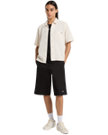 Service Shirt in Egret
