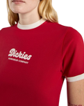 Lewistown Ringer T-Shirt in English Red