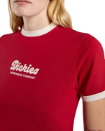 Lewistown Ringer T-Shirt in English Red