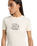 The Dickies Womens Companion Center Logo T-Shirt in Whitecap Grey