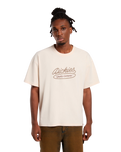 Rope Center Logo T-Shirt in Whitecap Gray