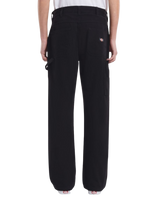 Canvas Carpenter Lightweight Trousers in Black