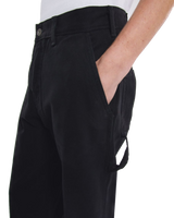 Canvas Carpenter Lightweight Trousers in Black