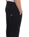Canvas Carpenter Lightweight Trousers in Black