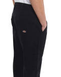 Canvas Carpenter Lightweight Trousers in Black