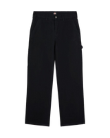 Canvas Carpenter Lightweight Trousers in Black