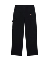 Canvas Carpenter Lightweight Trousers in Black