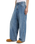 Loose Wave Denim Jeans in Rinsed Blue Fade
