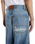 Loose Wave Denim Jeans in Rinsed Blue Fade