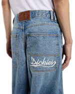 Loose Wave Denim Jeans in Rinsed Blue Fade