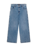 Loose Wave Denim Jeans in Rinsed Blue Fade