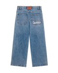 Loose Wave Denim Jeans in Rinsed Blue Fade