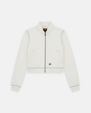 The Dickies Womens Arlee Zip-Through Sweatshirt in Cloud