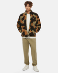 Mount Hope Zip Fleece Jacket in Green Camo