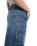 The Dickies Womens Long Denim Skirt in Rinsed Blue & Fade