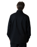 Mike Anderson Lined Shirt Jacket in Black